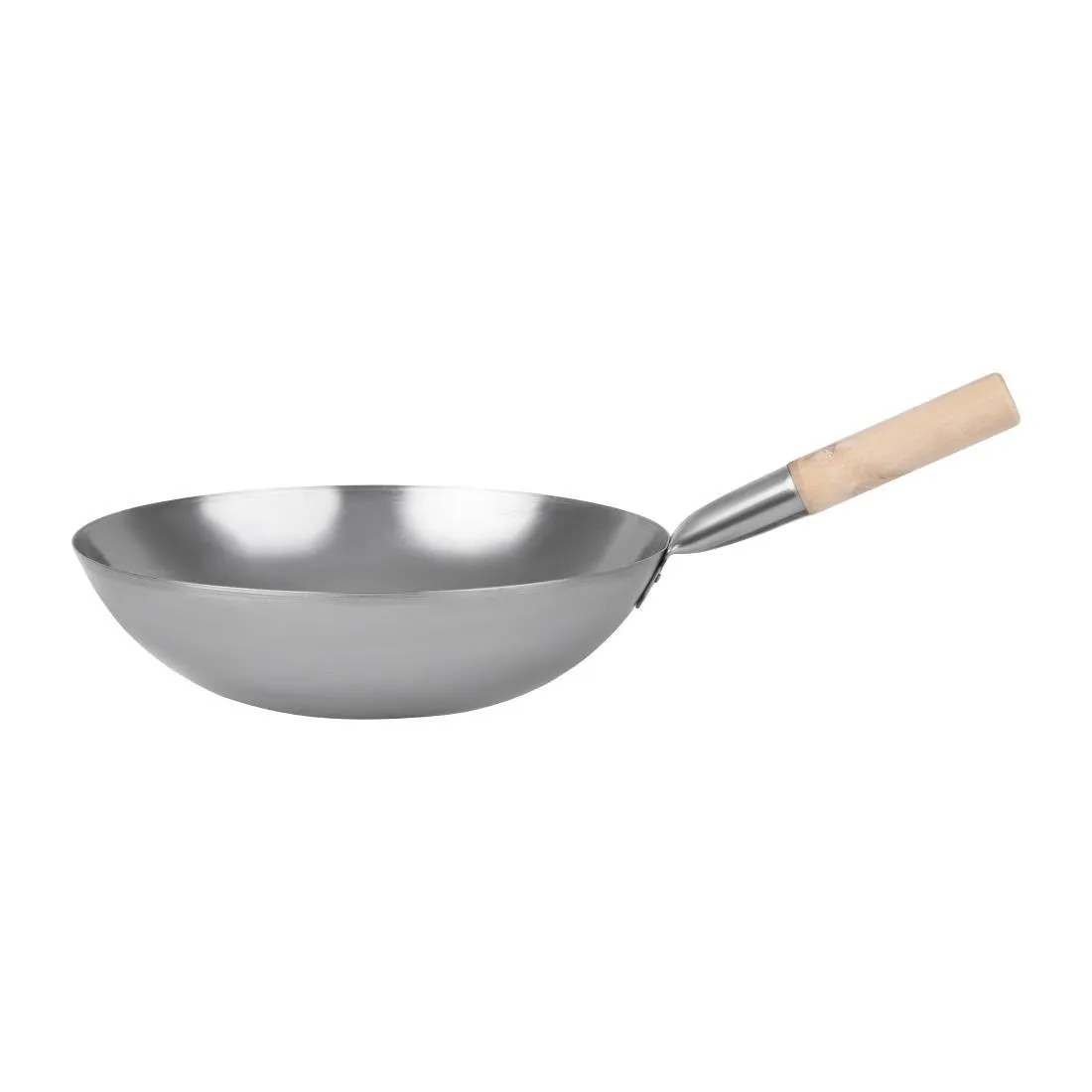 Wok em Aço Carbono - 35,6 cm