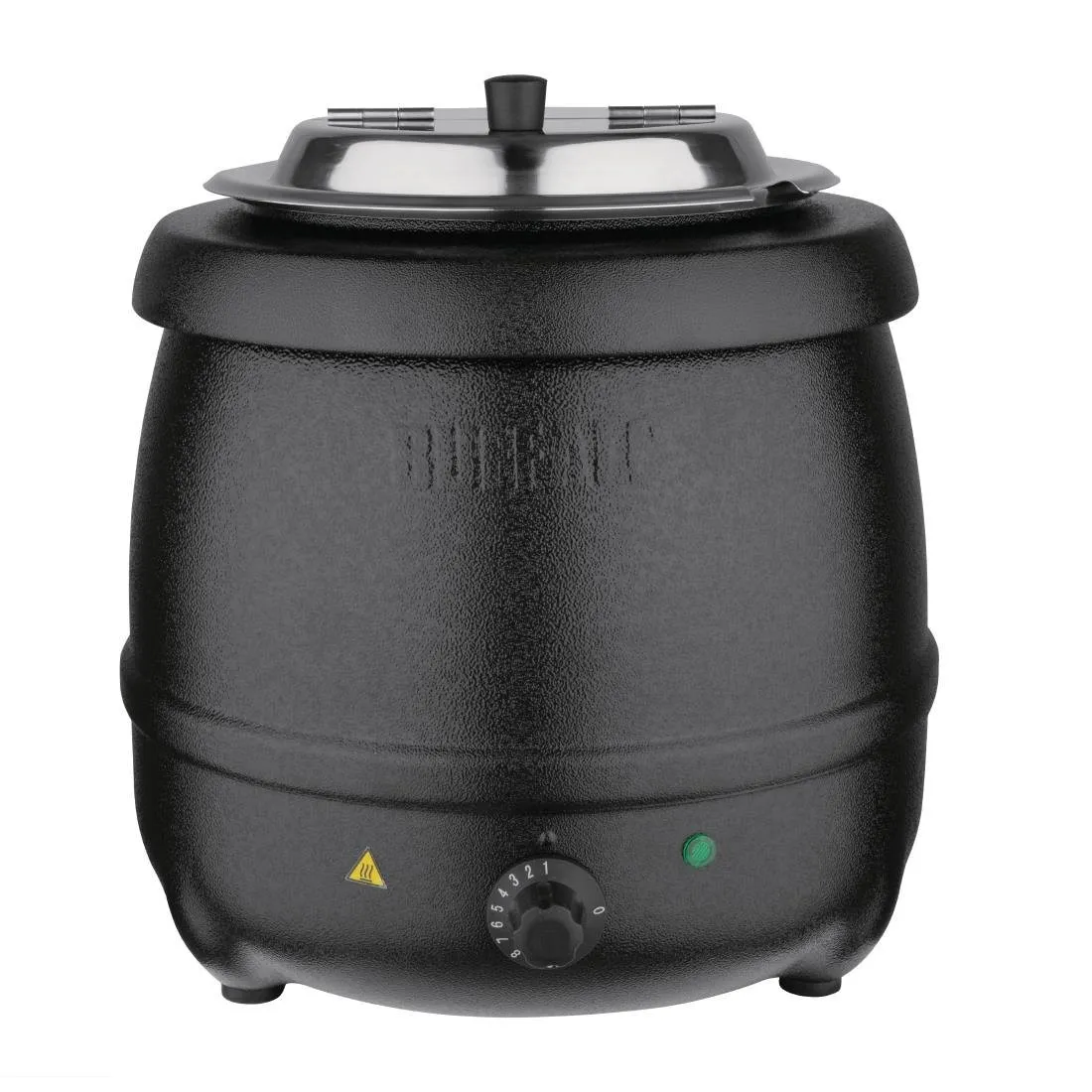 Panela de sopa preta - 10 L