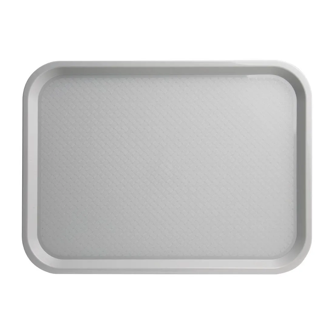 Tabuleiro de autoatendimento cinza 350 x 450 mm