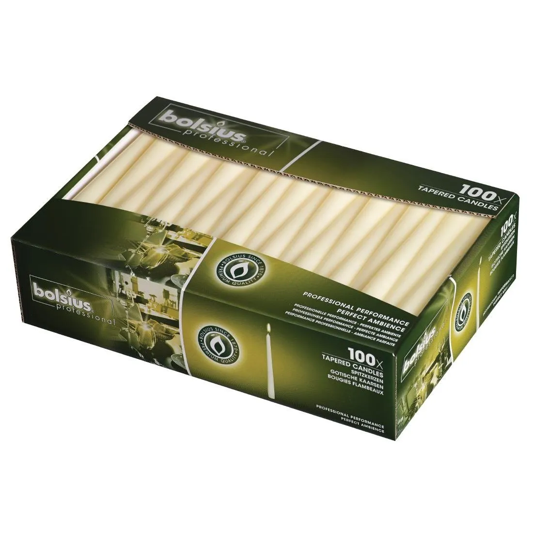 Velas Cônicas 254mm Marfim