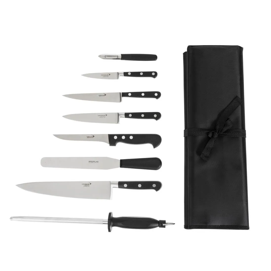 Conjunto de 8 facas com estojo