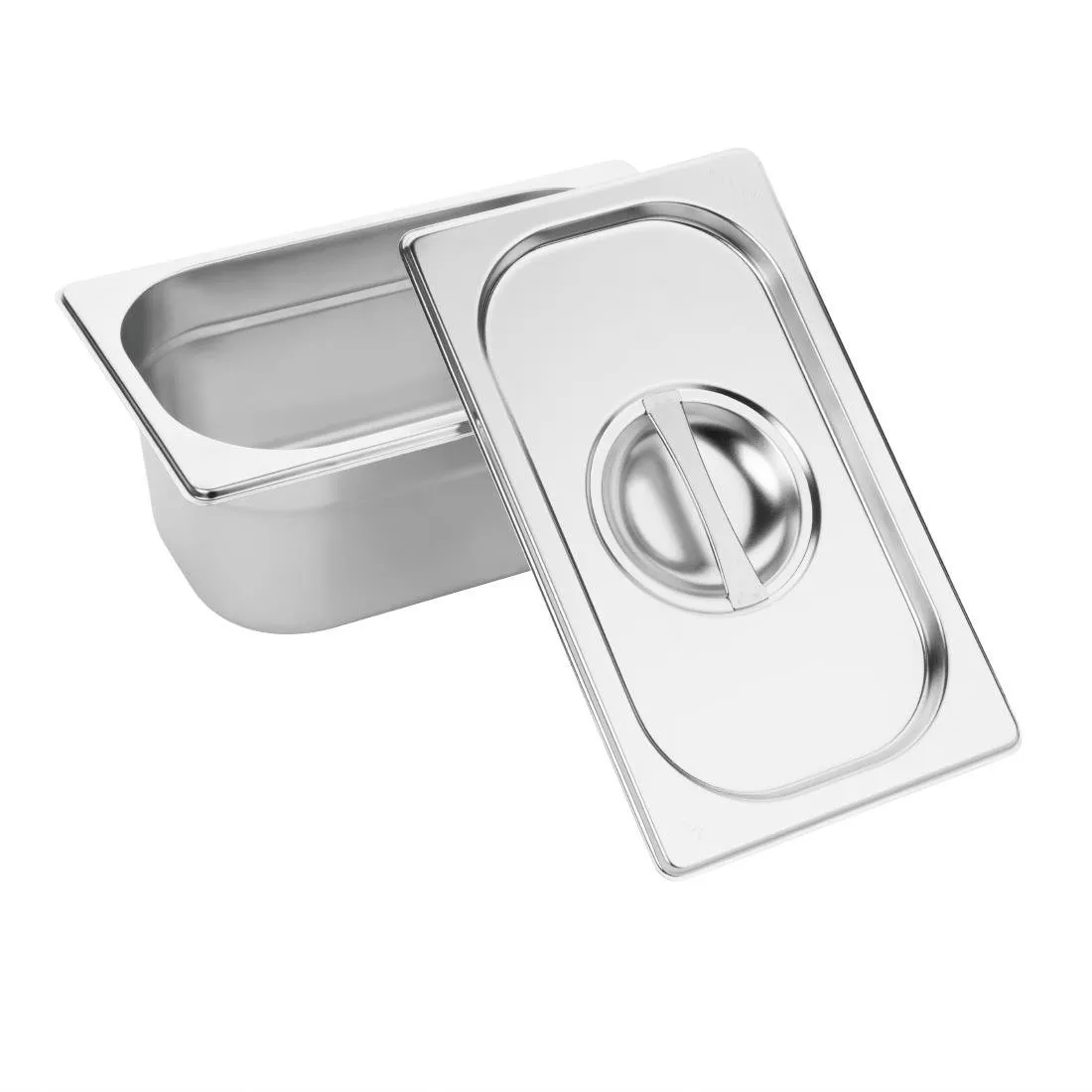 Bandejas e tampas GN1/9 - P 100 mm - Conjunto de 6