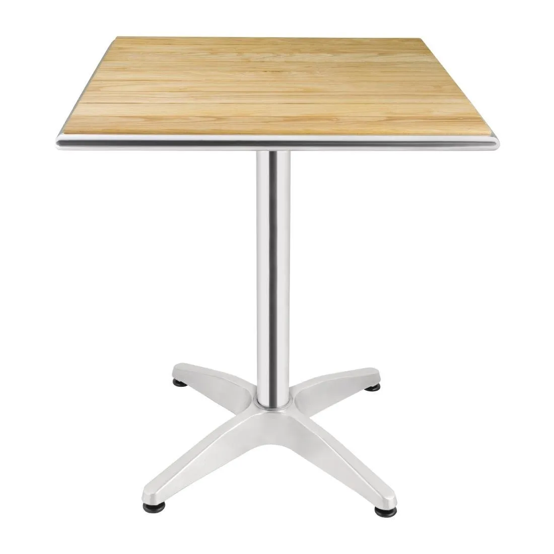 Mesa quadrada em freixo 60 x 60 cm