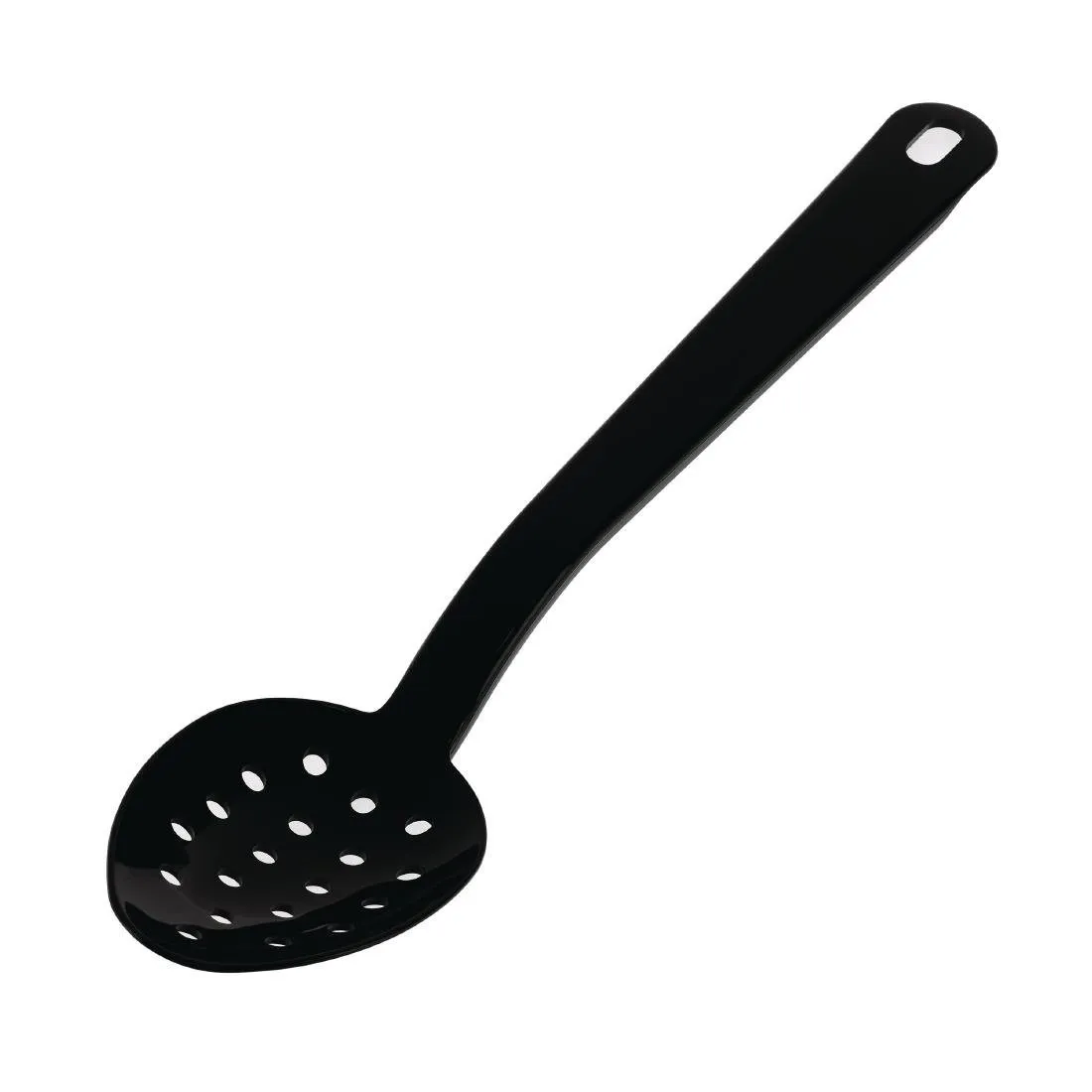 Colher de Serviço Perfurada Preta 270 mm