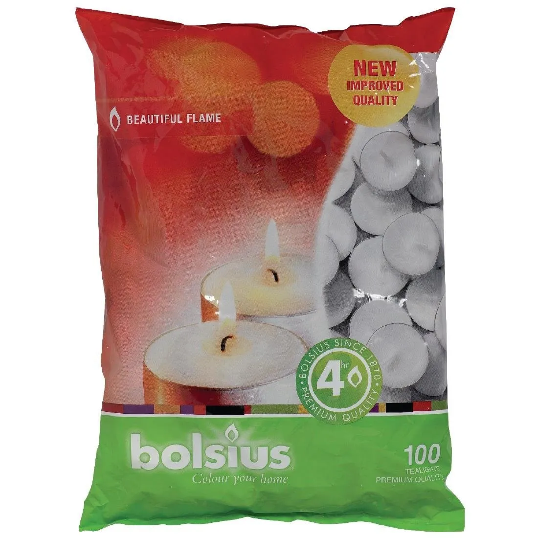 Velas de chá 4 horas - Pacote com 100