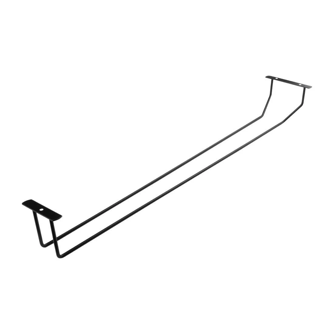 Suporte para Copos de Pé Preto 610 mm