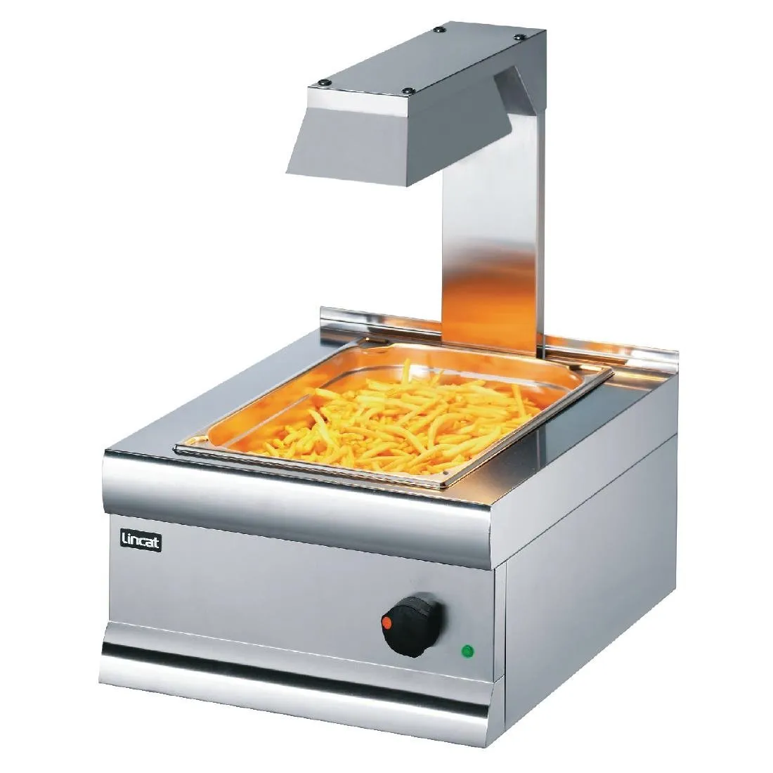 Aquecedor de batatas fritas com rampa Silverlink de 600 mm