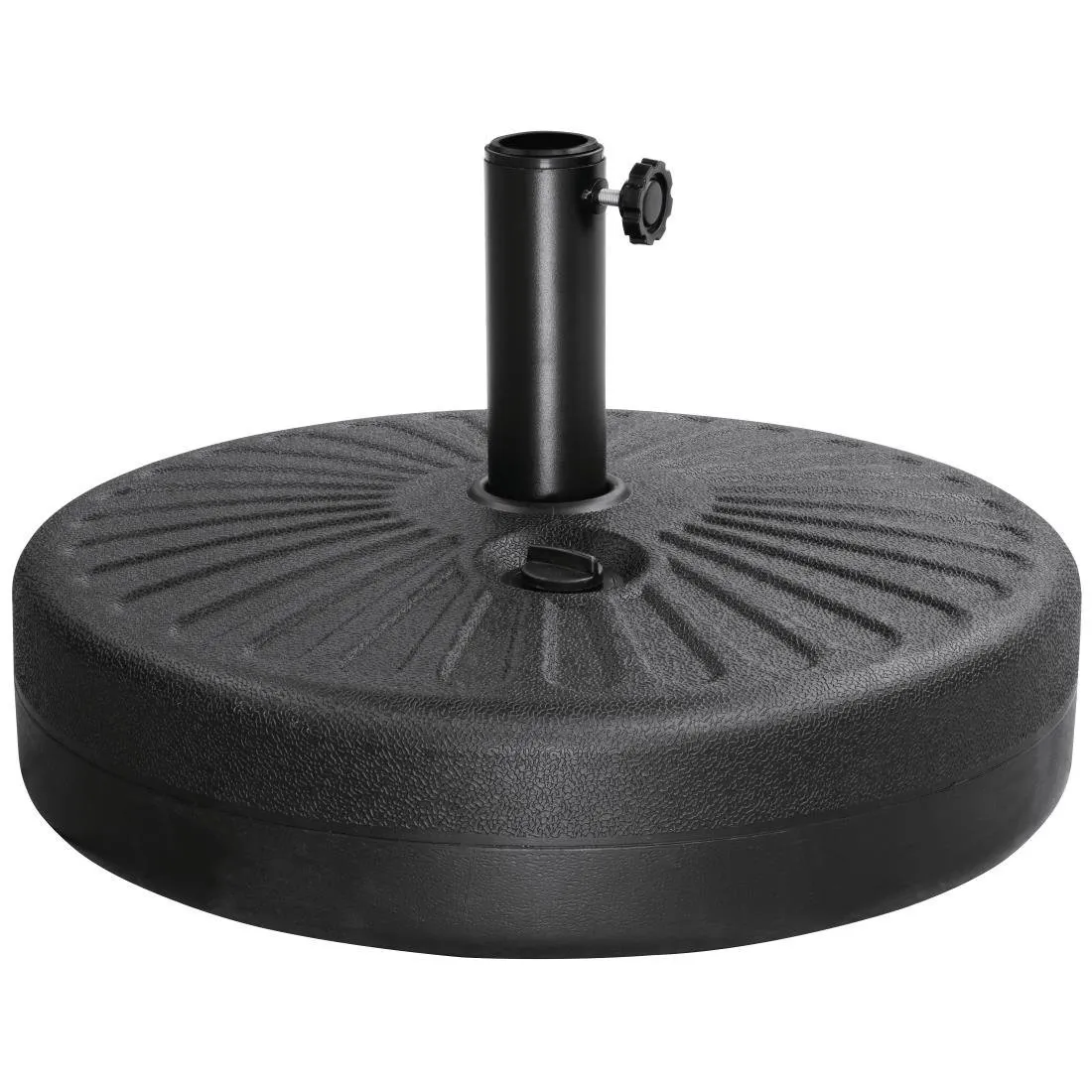 Base de guarda-sol preta 20 L