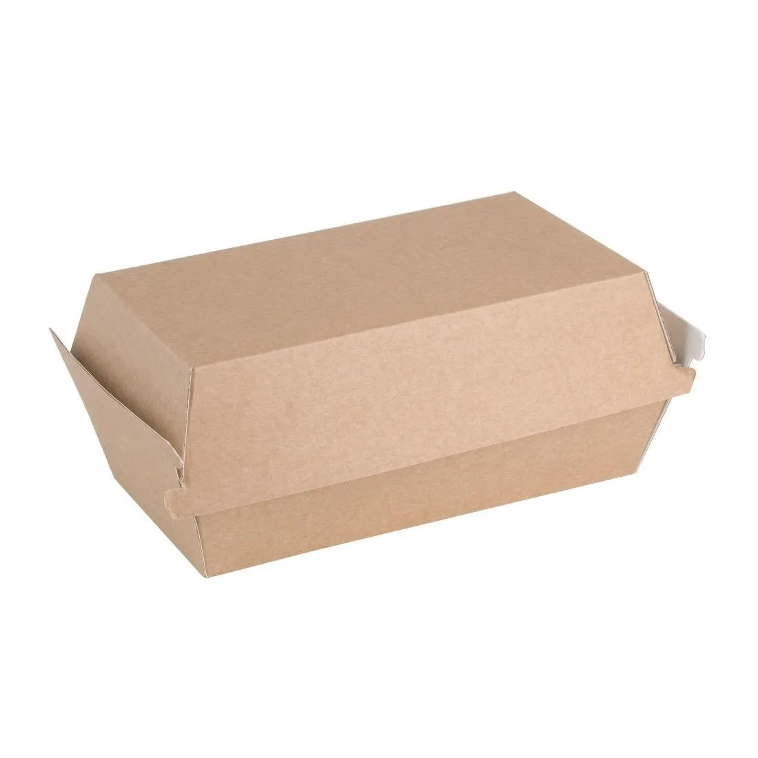 Pequenas caixas com tampa articulada compostáveis de 172 mm - Conjunto de 200