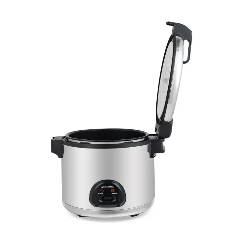 Cuiseur de Arroz Profissional 8 L 1950 W Inox, Manter Quente, Tampa com Dobradiça, Restauração CHR