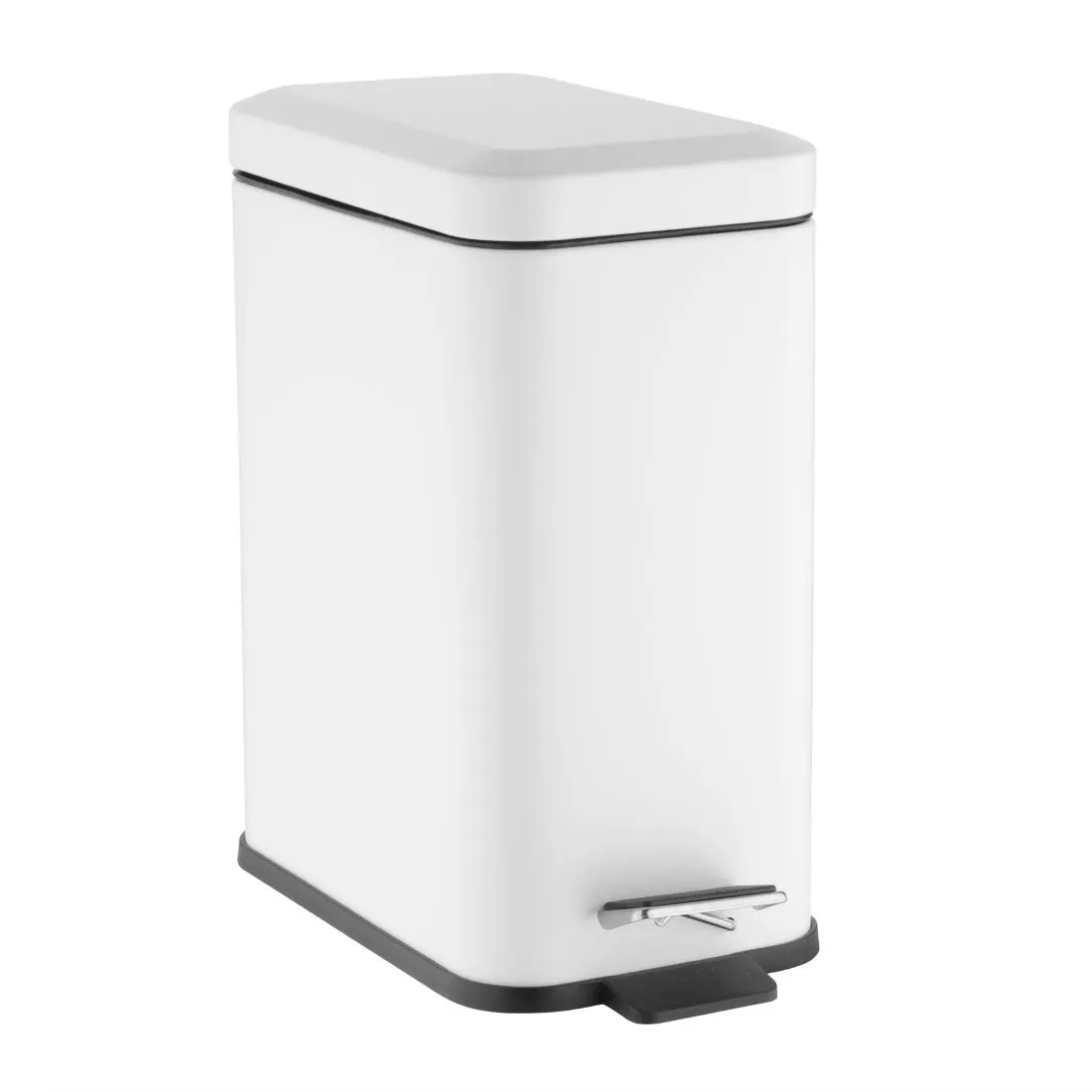 Lixeira de Banheiro Slim Branca - 5 L