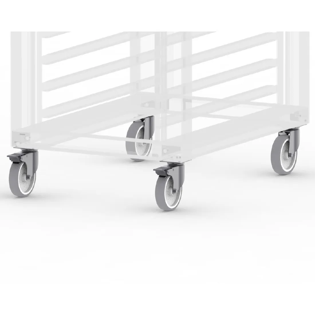 Kit de Rodízios para Suporte de Forno Combinado