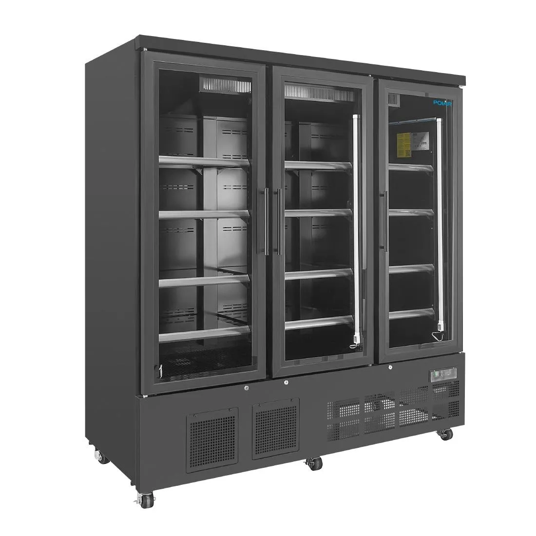 Vitrine Refrigerada com 3 Portas - 1156 L - Positiva Preta