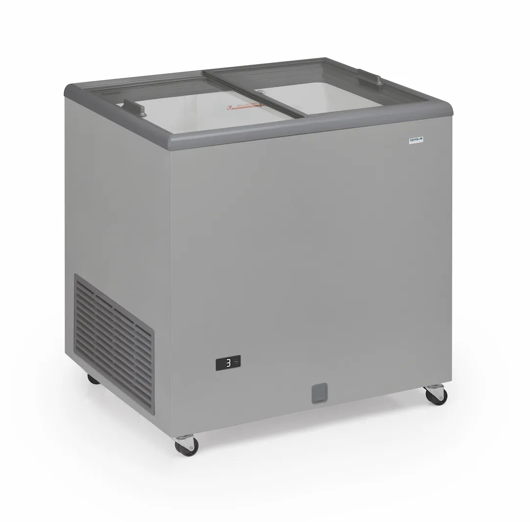 Congelador Portas de Correr de Vidro - 220 L