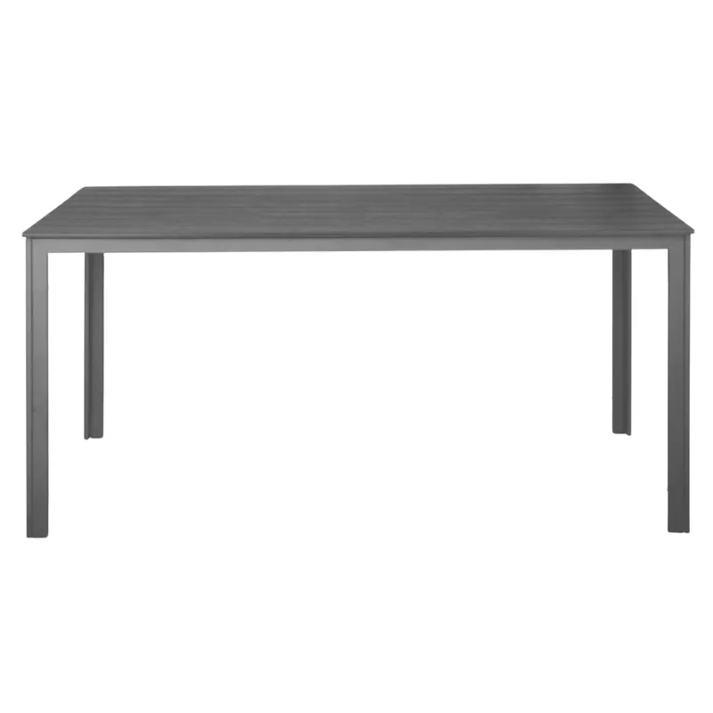 Mesa com Ripas Valletta em Cinza - 1560 mm