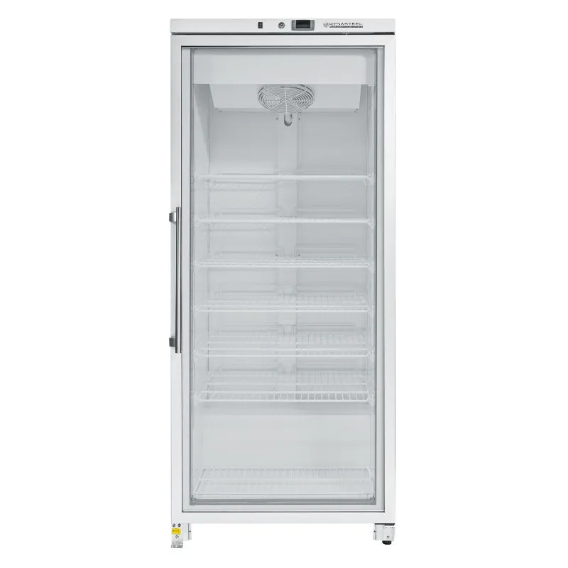 Armoire de Congélation 600 L Vitrée Froid Ventilé -18/-22°C 7 Niveaux 492 W, Congelador Profissional