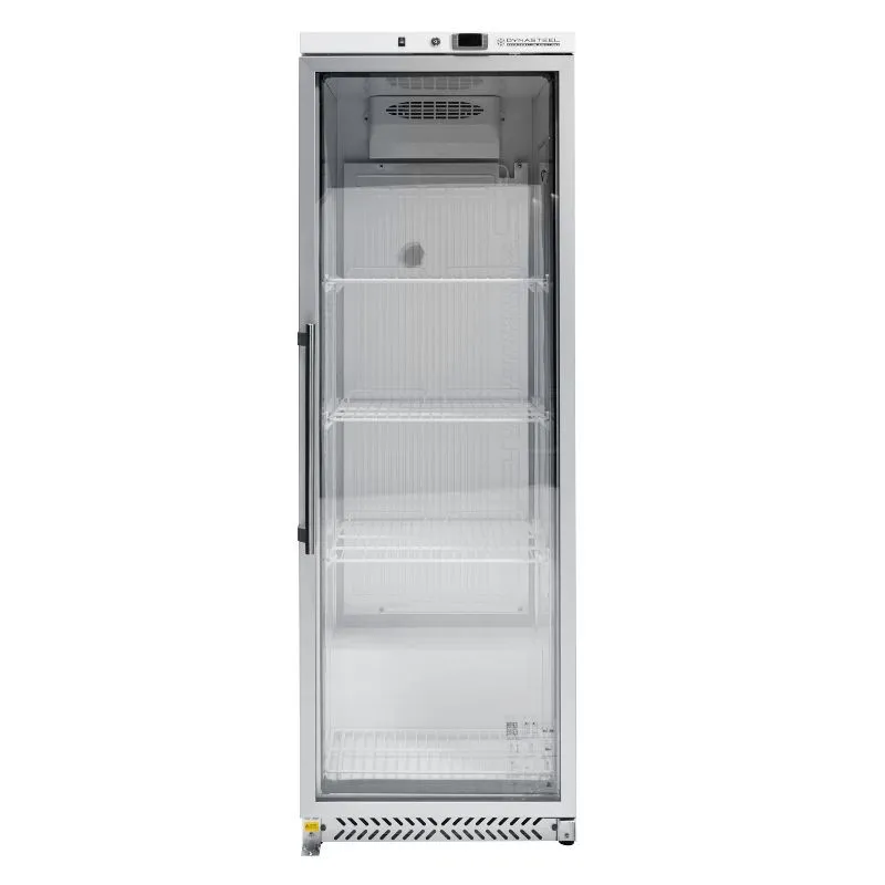 Armadura Refrigerada Positiva com Vidro 380 L 0/+8°C, Frio Estático, 4 Níveis