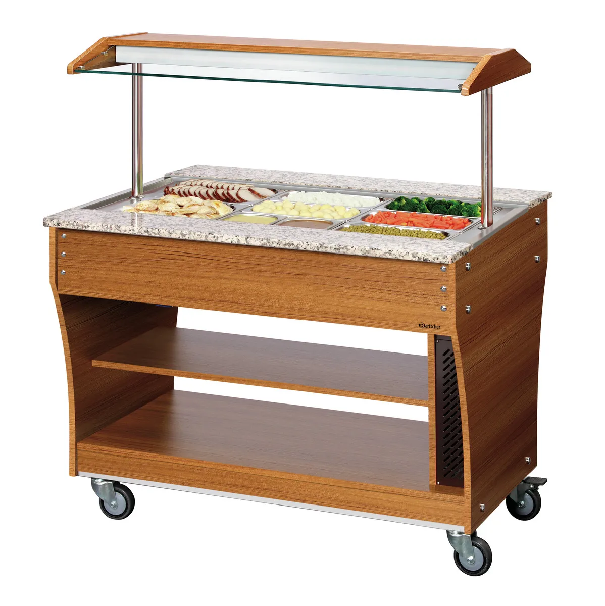 Carro Buffet Quente - 3 x GN 1/1