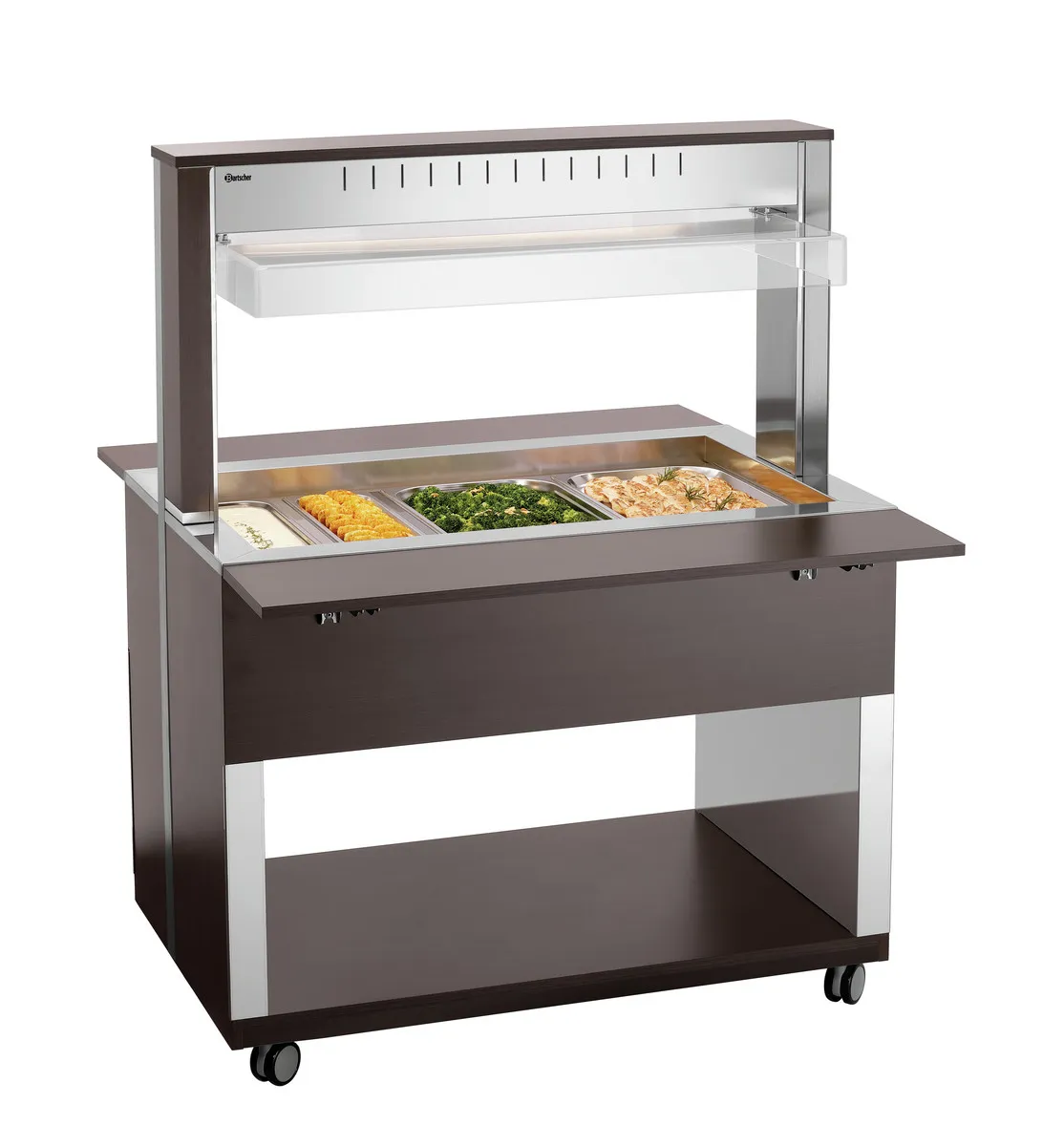 Carro de Buffet Quente - 3 x GN 1/1