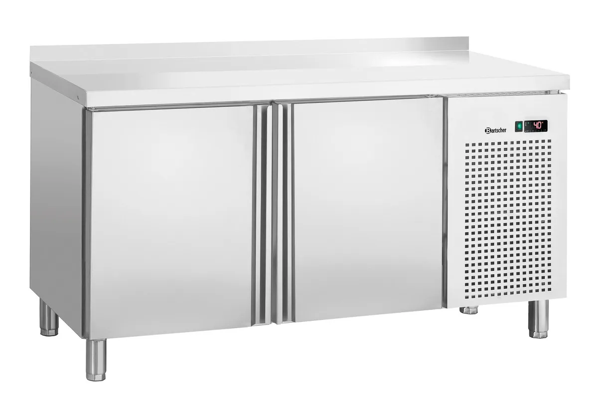 Mesa Refrigerada Positiva 2 Portas GN 1/1 com Backsplash