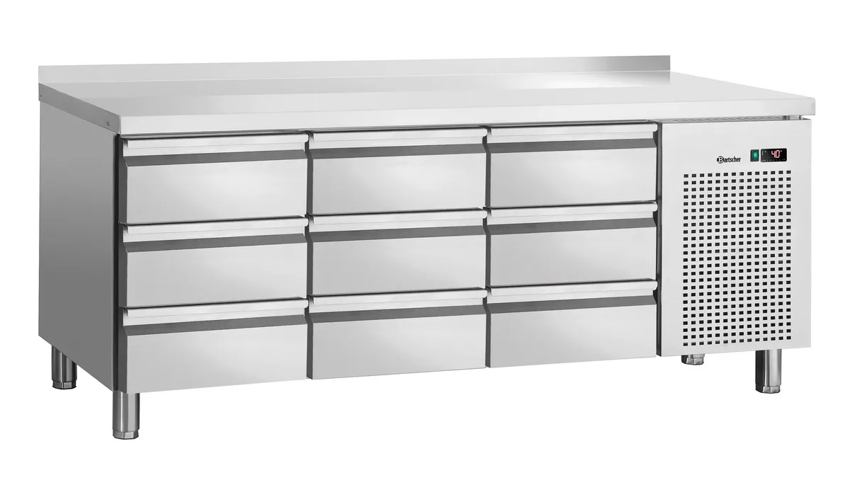 Mesa Refrigerada Positiva 9 Gavetas GN 1/1