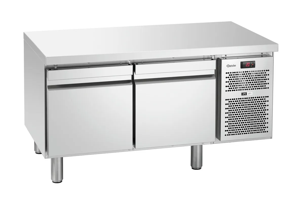 Mesa Refrigerada Positiva 2 Portas GN 1/1 com Base