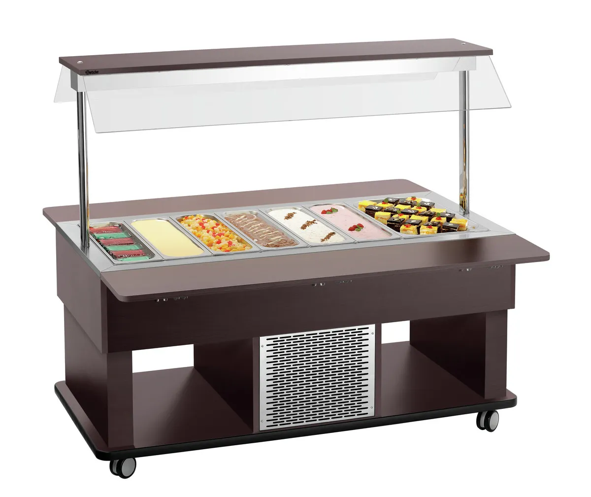 Carro de Buffet Quente Infantil - 4 x GN 1/1