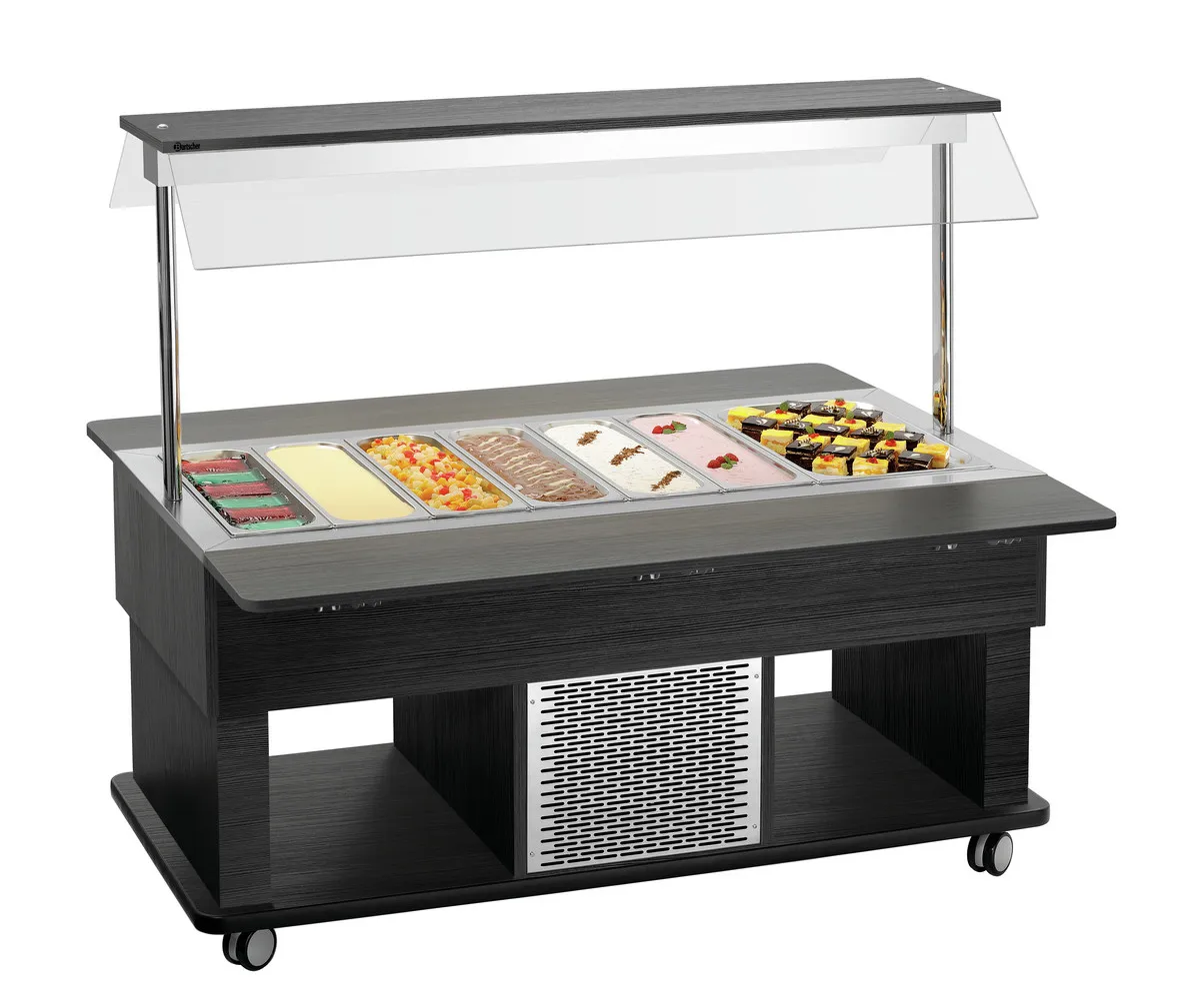 Carro de Buffet Quente Infantil - 4 x GN 1/1