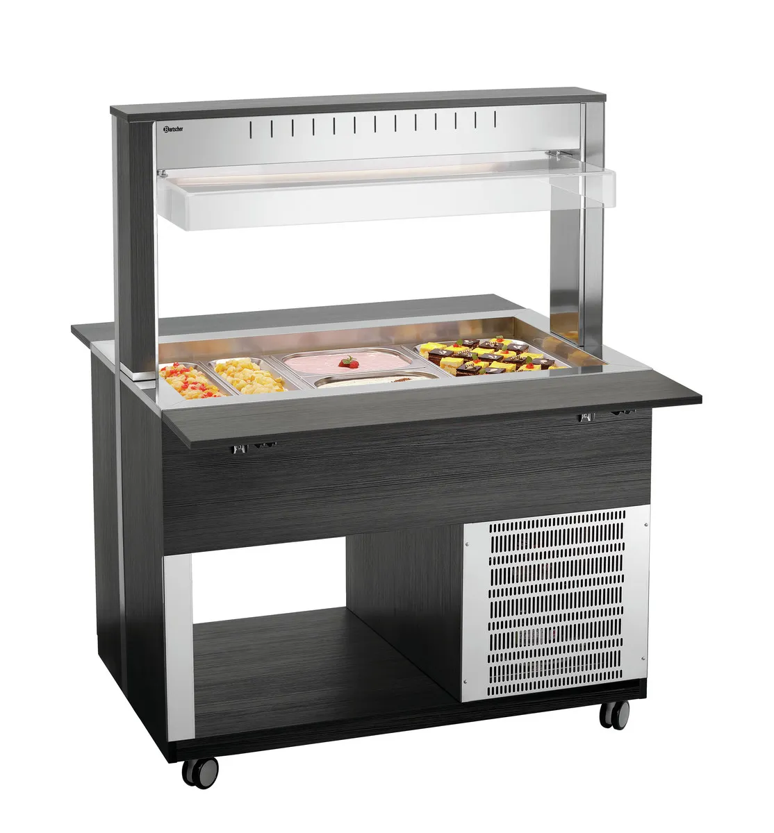 Carro de Buffet Quente - 3 x GN 1/1
