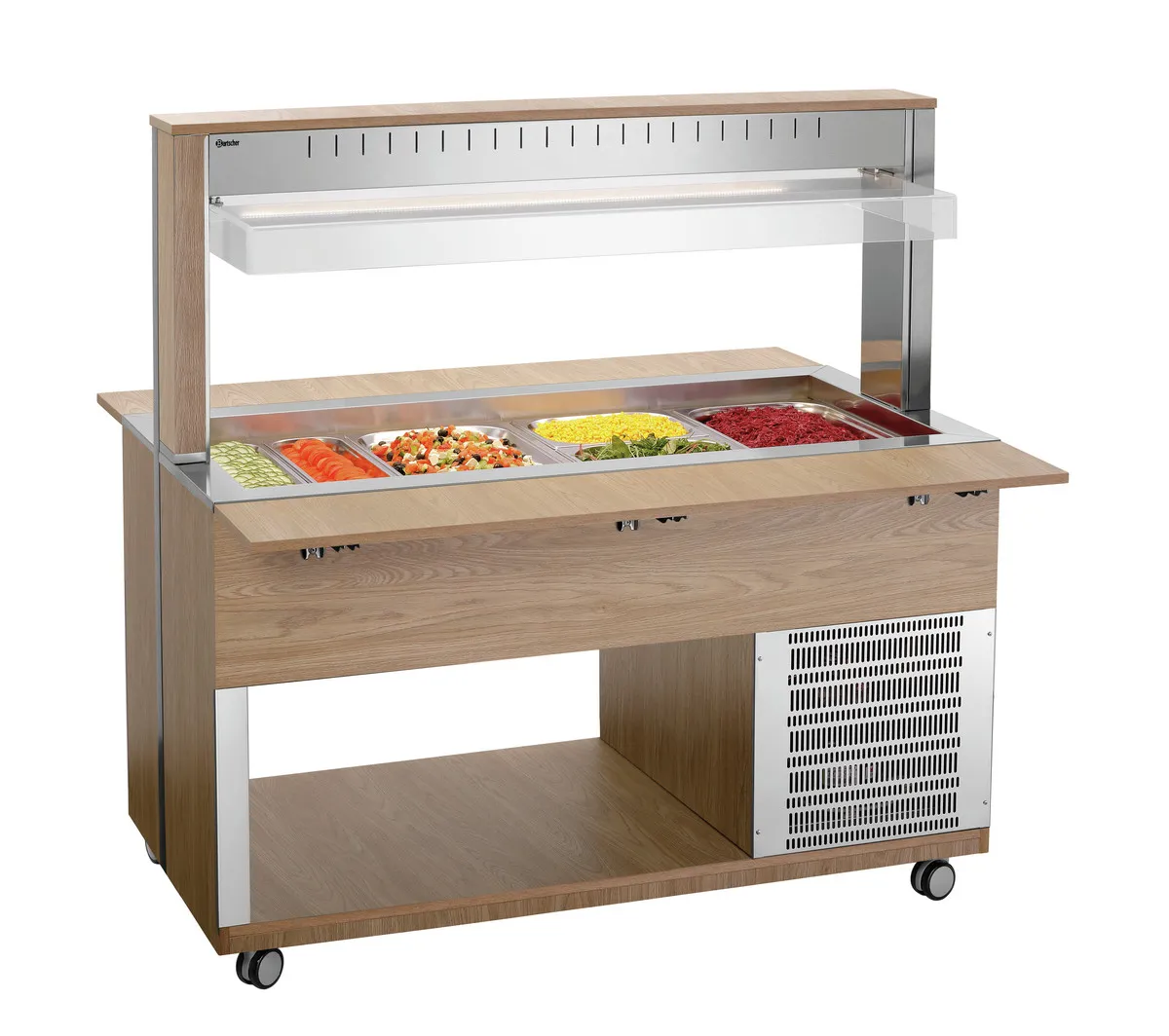 Carro de Buffet Quente - 4 x GN 1/1
