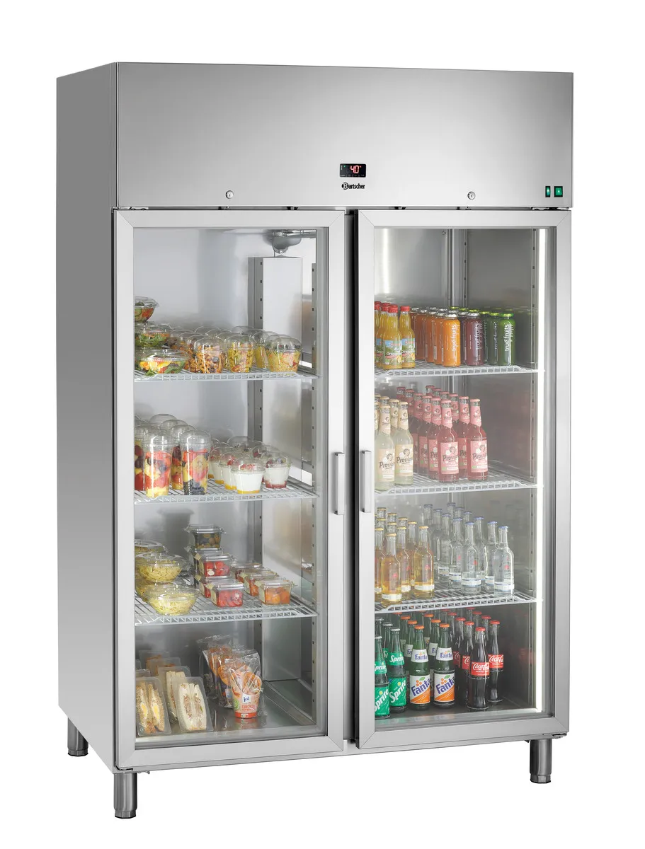 Armoire Refrigerada Positiva Vidrada Inox - 922 L