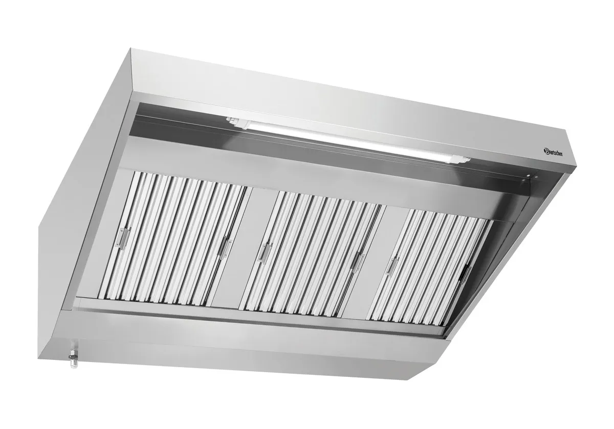 Exaustor de Parede com Motor e Iluminação - L 1500 x P 900 mm