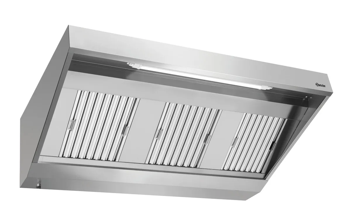Exaustor de Parede com Motor e Iluminação - L 1700 x P 900 mm