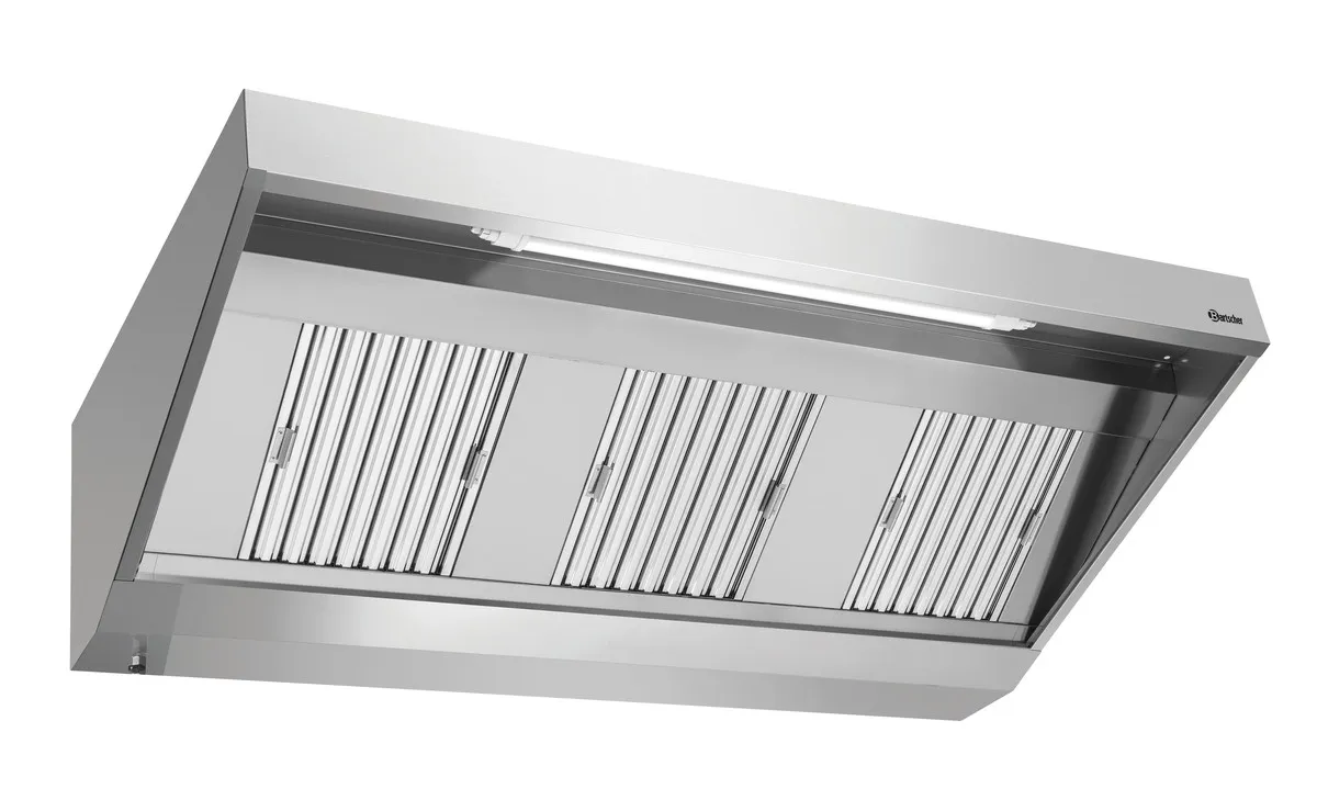 Exaustor de Parede com Motor e Iluminação - L 1800 x P 900 mm