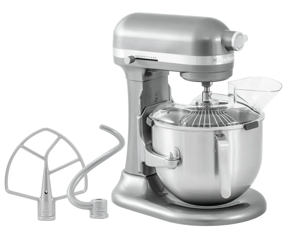 Batedeira KitchenAid Prateada - 6,6 L