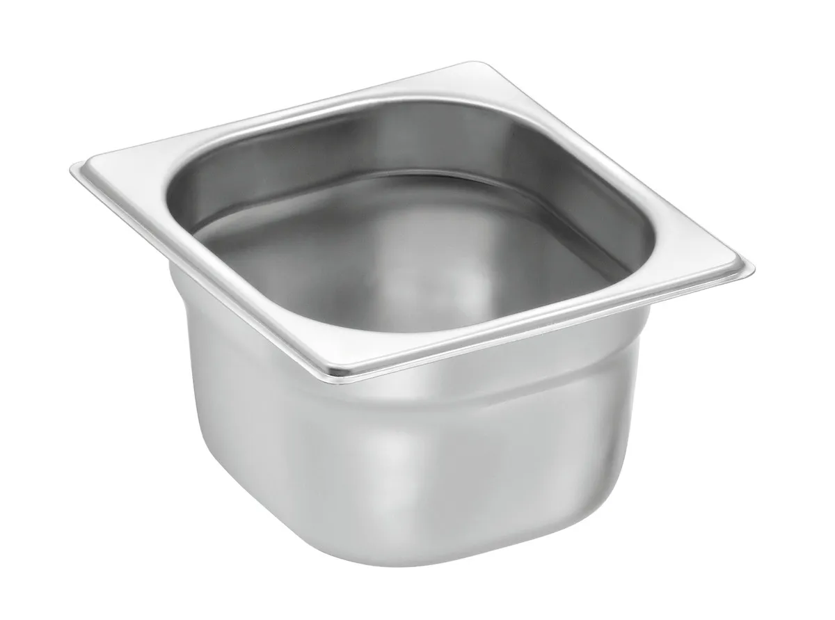 Cuba Gastronorm GN 1/6 - Profundidade 100 mm - 1,6 L