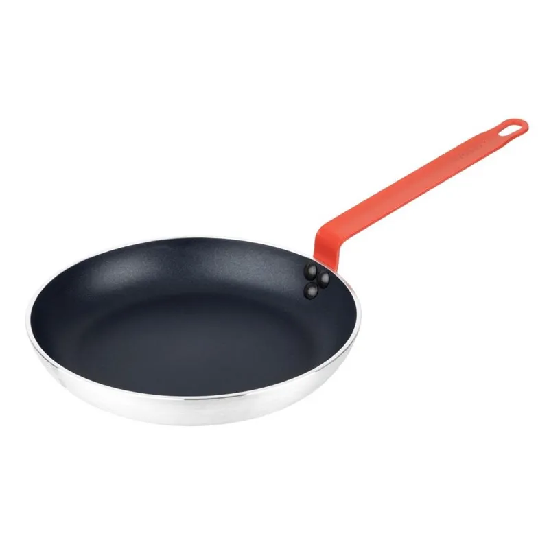 Frigideira Antiaderente Alumínio Teflon Cabo Vermelho 240mm