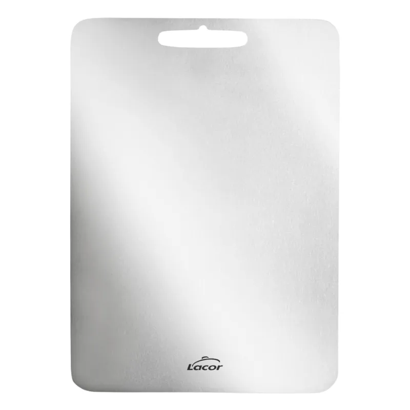 Plancha de Corte Inox 18/10 - 250 x 360 mm - Espessura 2.5 mm
