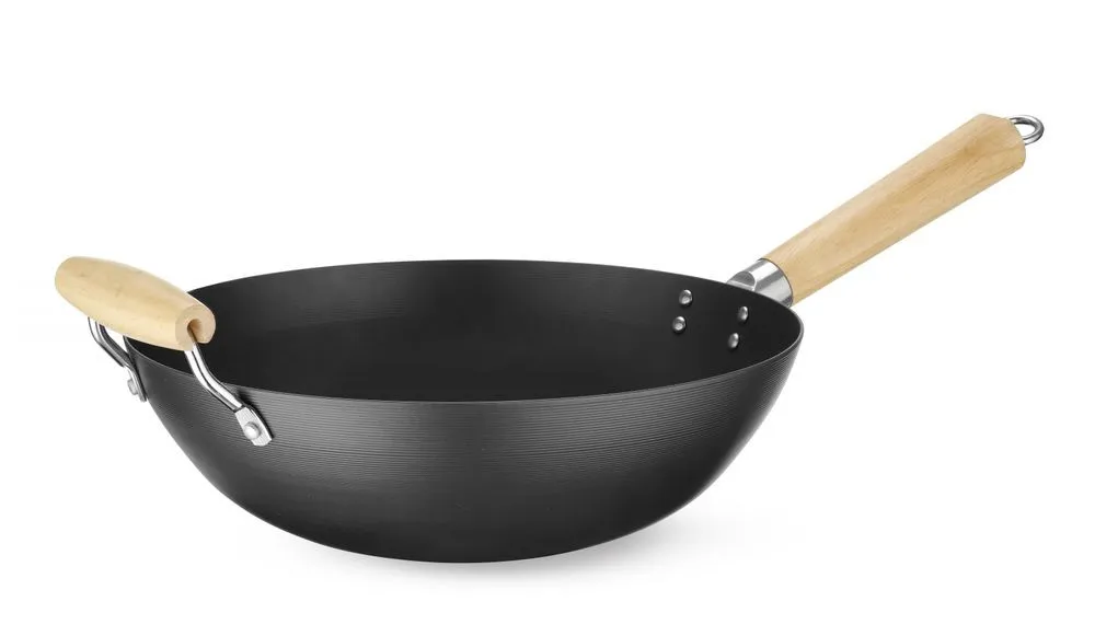 Wok com Cabo de Madeira - ø 110 mm