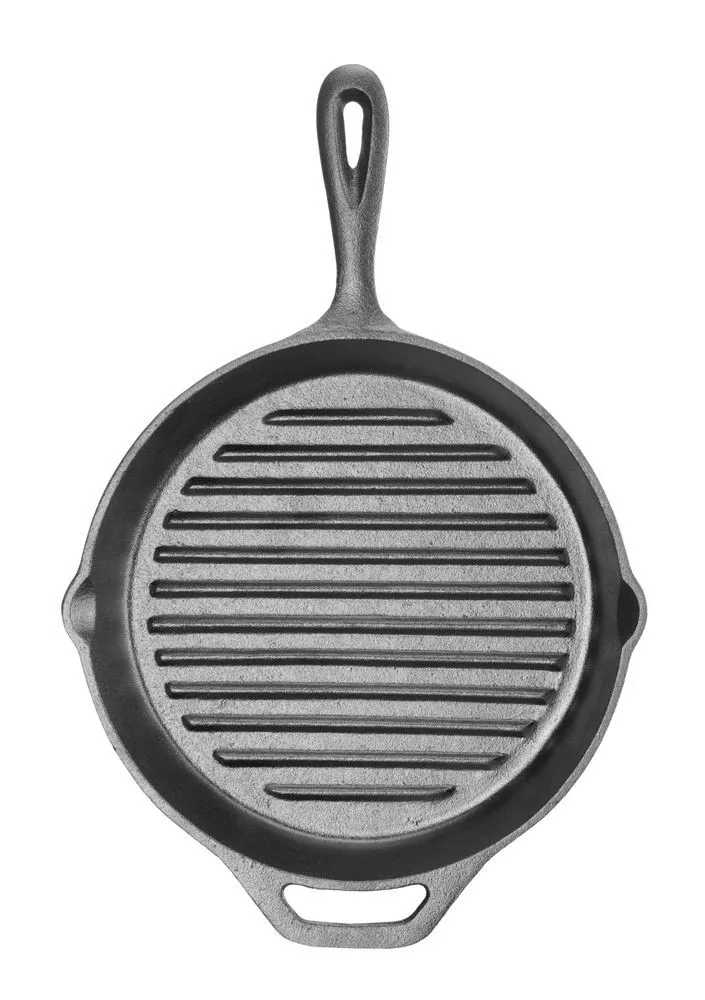 Panela de Grelhar Redonda de Ferro Fundido - ø 220 mm