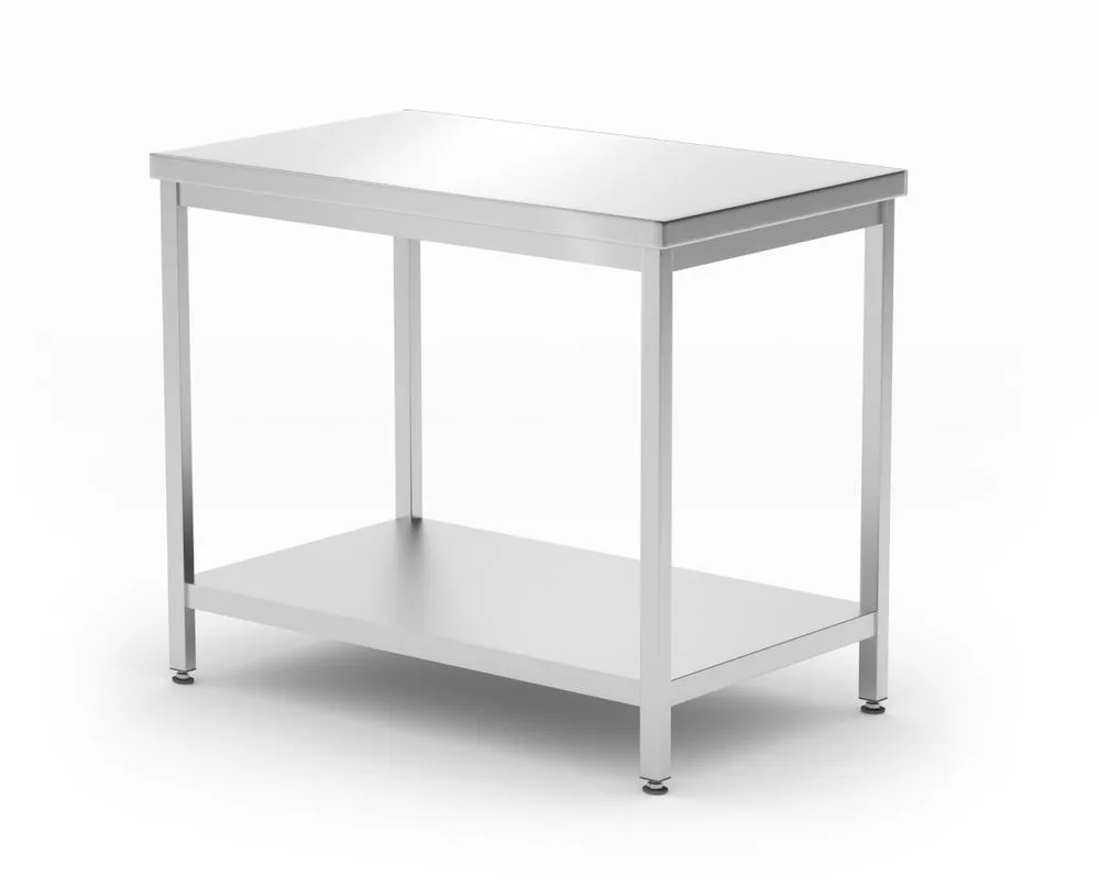 Mesa Central Profi Line com Prateleira - L 1000 x P 600 mm