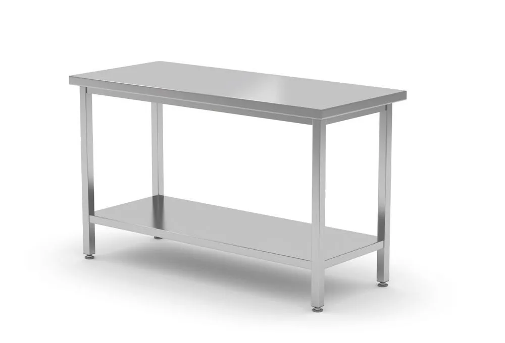 Mesa Central Profi Line com Prateleira - L 1400 x P 600 mm