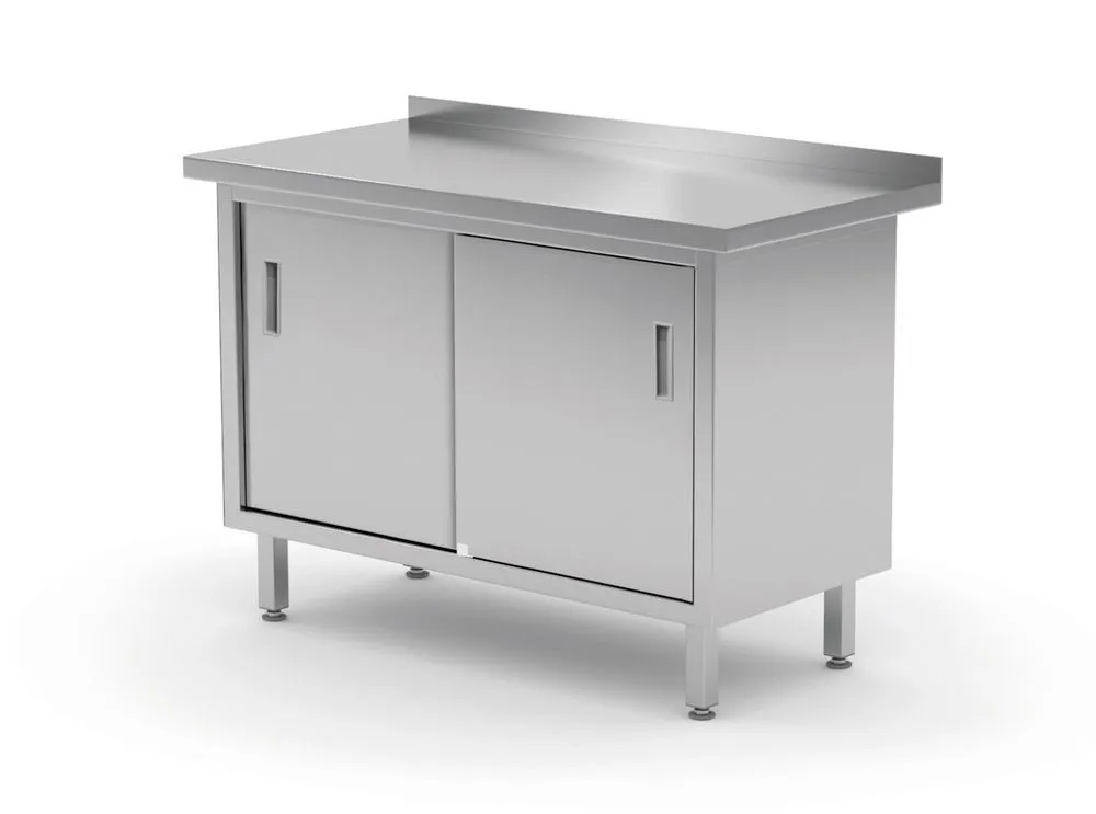 Mesa de Parede - Armário com Portas de Correr - L 1200 x P 600 mm