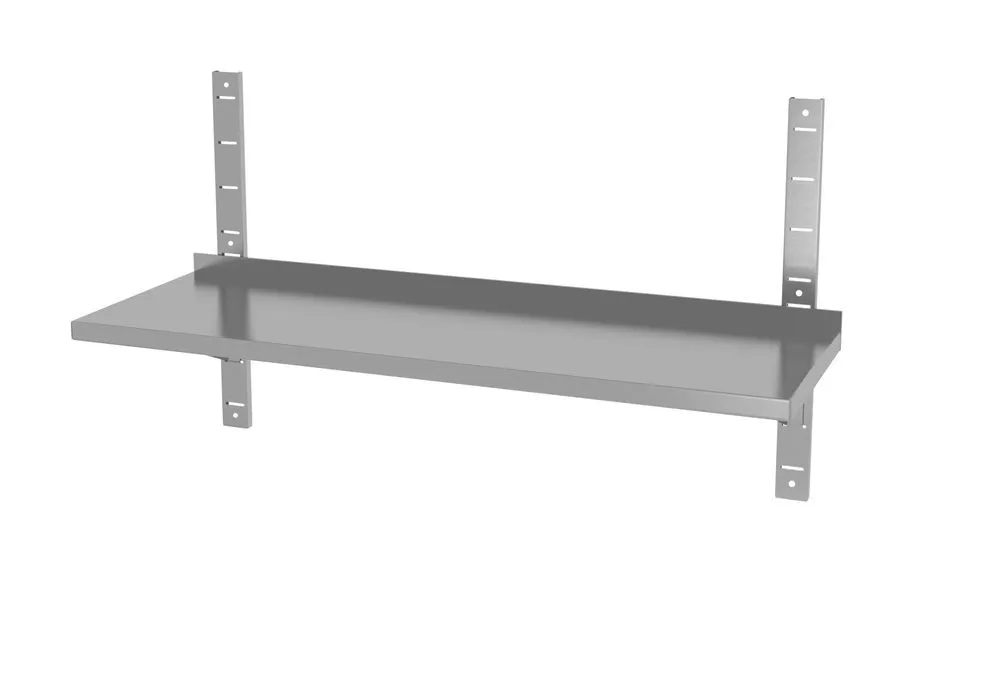Prateleira de Parede Ajustável com 2 Suportes - L 1400 x 300 mm