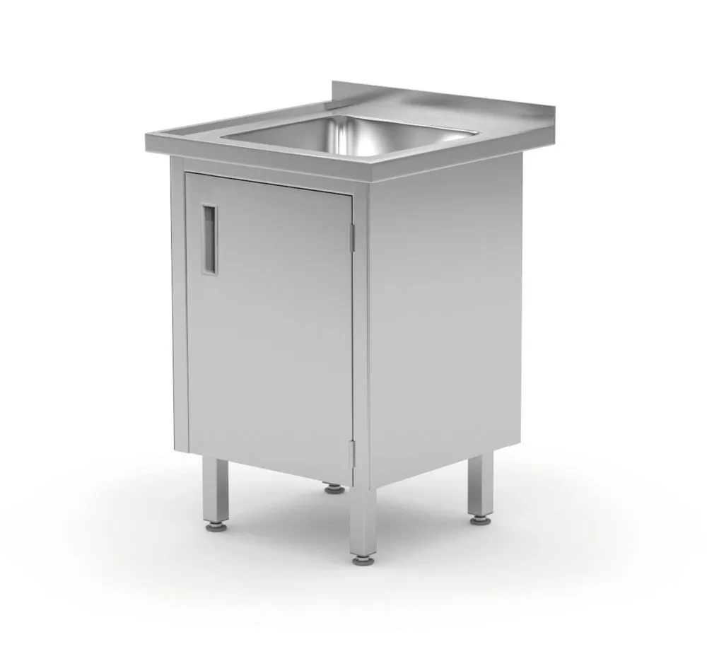Mesa de Pia com Armário Soldado - L 600 x P 700 mm
