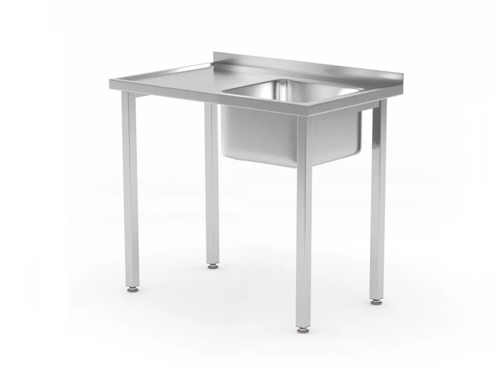 Bancada com 1 Cuba à Direita Kitchen Line - P 600 x L 800 mm
