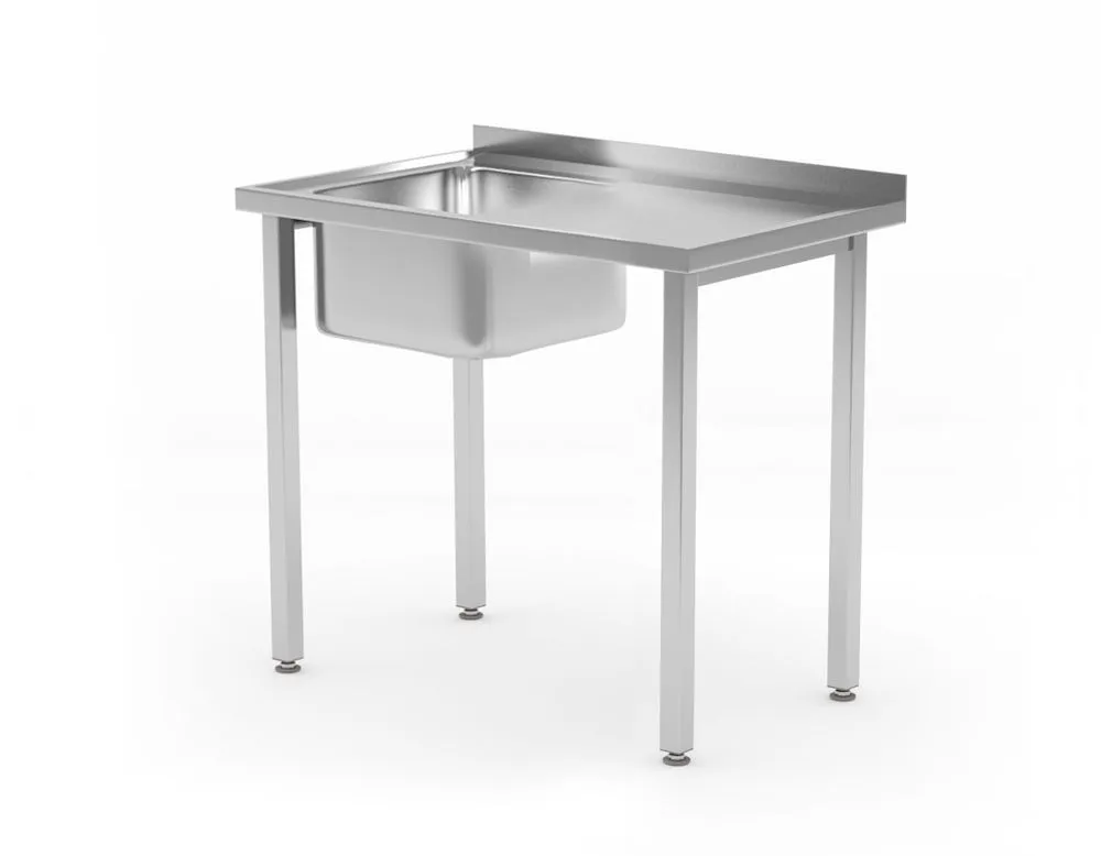 Bancada com 1 Cuba à Esquerda Kitchen Line - P 600 x L 800 mm