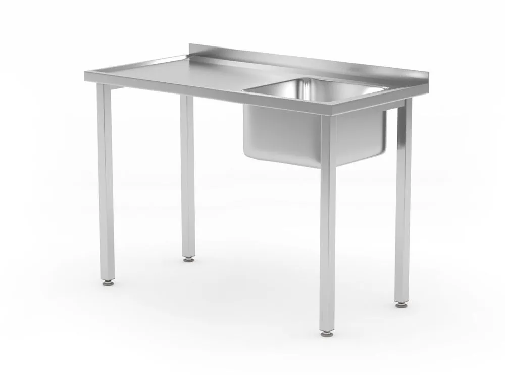 Bancada com 1 Cuba à Direita Kitchen Line - P 600 x L 1000 mm