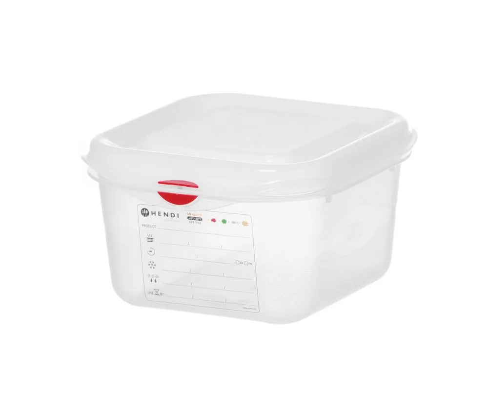 Cuba GN 1/6 Transparente em PP - 1,7 L