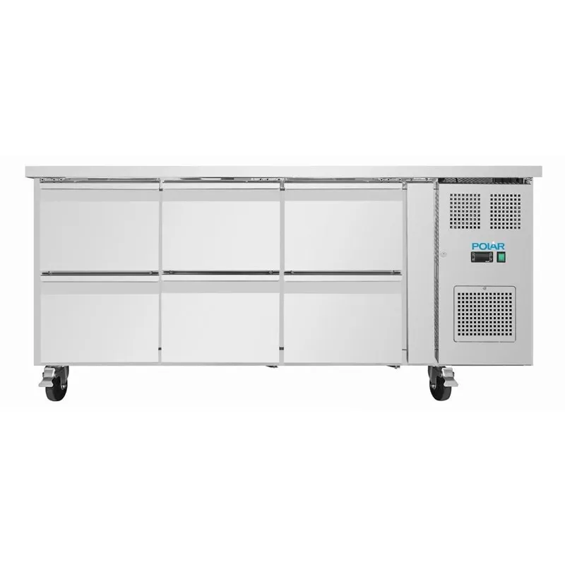 Mesa Refrigerada GN 1/1 6 Gavetas Série U - 465 L